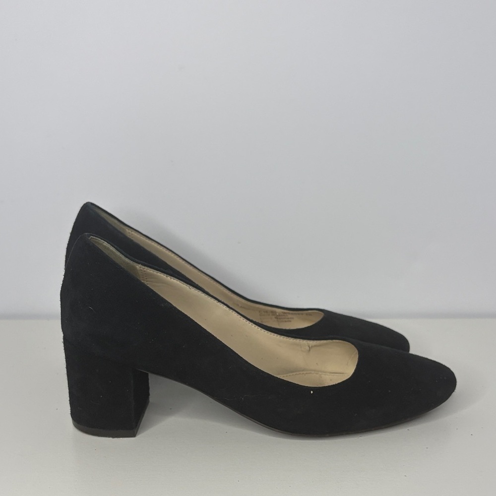 Cole Haan Women's Black Suede Heels - Picture 2 of 6